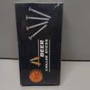 PONPUR Gifts for Men Dad, 4pc Beer Chiller Sticks, Christamas Anniversary Birthday Gifts Idea for Husband Him, Cool Home Bar Accessories Presents for Beer Lover, White Elephant Gift for Adult