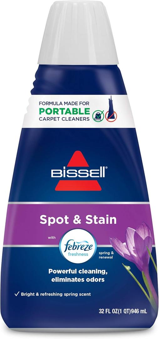 Bissell Spot & Stain with Febreze Freshness Spring & Renewal Formula, 7149, 32 ounces (32 Fl Oz (Pack of 1)