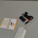 Bluetooth 5.4 Transmitter Receiver for 2 AirPods/Headphones, 2-in-1 Airplane Bluetooth Adapter with Mic for Hands-Free Calls, Low Latency, Wireless Audio Adapter for Travel Flight TV Speakers (Black)