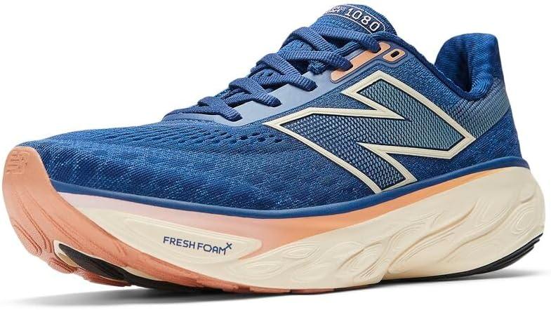 New Balance Women's Fresh Foam X 1080 V14 Shoes (7, Inkwell/Calcium/Copper)