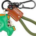 Leather Horse Bag Charm, Handbag Purse Pendant - Cute Keychain for Women Men | Gift Idea
