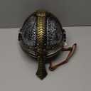 Nicky Bigs Novelties Medieval Nasal Norman Helm Norse Spangenhelm Helme German Gladiator Viking Helm Knight Helmet Spartan Helmet Medieval Renaissance Fair Reenactment Cosplay