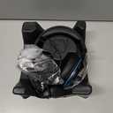 Gaming Headset Wired Over Ear Headphones with Stereo Surround Sound, Noise-Cancelling Microphone, LED Lights for Kids Adults, Black Blue