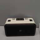 Portable Karaokee Machine 2 Microphones, Outdoor Bluetooth Speaker Karaoke Machine, Karaoke Microphone Machines Kid Adult Wireless PA TF USB Sound Effect Light Outdoor/Indoor Home Party, Brown