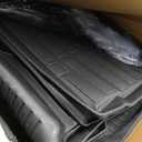 Hutisya-Floor Mats & Cargo Liner Set Fit for 2017-2022 Honda CR-V (Deck in Upper Position)(Not for Hybrid) All Weather Protection Anti-Slip & Durable TPE Full Set Liners Automotive Accessories-Black