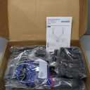 HUANUO Dual Monitor Stand for 1340, Premium Dual Monitor Mount with USB, Height Adjustable Monitor Stand for 2 Monitors, VESA Mount with Clamp/Grommet Base, Holds 26.4lbs per Arm, HNDS7