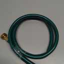4FT Leader Hose for Garden Connector: Flexible PVC Short Water Hose with Brass Fittings for Hose Reel RV Water Filter Pressure Washer and Outdoor Faucet Connection
