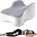 Knee & Leg Pillow for Side Sleepers - Cooling Longer Memory Foam Leg Pillow for Side Sleeping, Support Between Legs, Soothing and Relief for Hip, Sciatica, Back, Knees Spine & Joints Pain