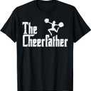 The Cheer Father Funny Cheerleader Dad Fathers Day Papa Men T-Shirt