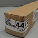 LazBlinds No Drill Cordless Zebra Blinds for Indoor Windows, Dual Layer Light Control Roller Shades for Day and Night, Light Filtering Sheer Shades for Home, 24" W x 72" H, White