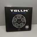 Music Boxing Machine, Interactive Punching Trainer with Boxing Gloves, Large Size Wall Mounted Electronic Boxing Target for Adult Kids, 9 Modes & 9 Speeds (Black)