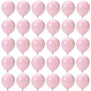 5 Inch Pastel Pink Balloons - 300 Pcs Mini Macaron Pink Latex Balloons for Birthday, Wedding, Baby Shower Parties 3 Pack
