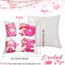 VitalCozy 12 Pcs Easter Pillow Covers 18 x 18 Inch Decorative Throw Valentines Day St. Patrick's Day Cushion Case Set Holiday Love Heart Clovers Bunny Eggs Pillow Case for Home Decoration