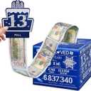 13 Happy Birthday Money Box for Cash Gift, 13th Birthday Decorations for Boys and Girls, Gifts for 13 Year Old Boy, Boy Gift Ideas, Cool Things for Teen -Blue with 100PCS Bags