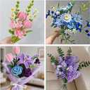 Pipe Cleaners Craft 300 PCS Thick Pink Pipe Cleaner Flower Kit 3 Colors Pipe Cleaners Bulk Fuzzy Sticks Chenille Stems for DIY Flower Bouquet Making Arts Craft Creative Projects(Pink,Light Pink,Green)