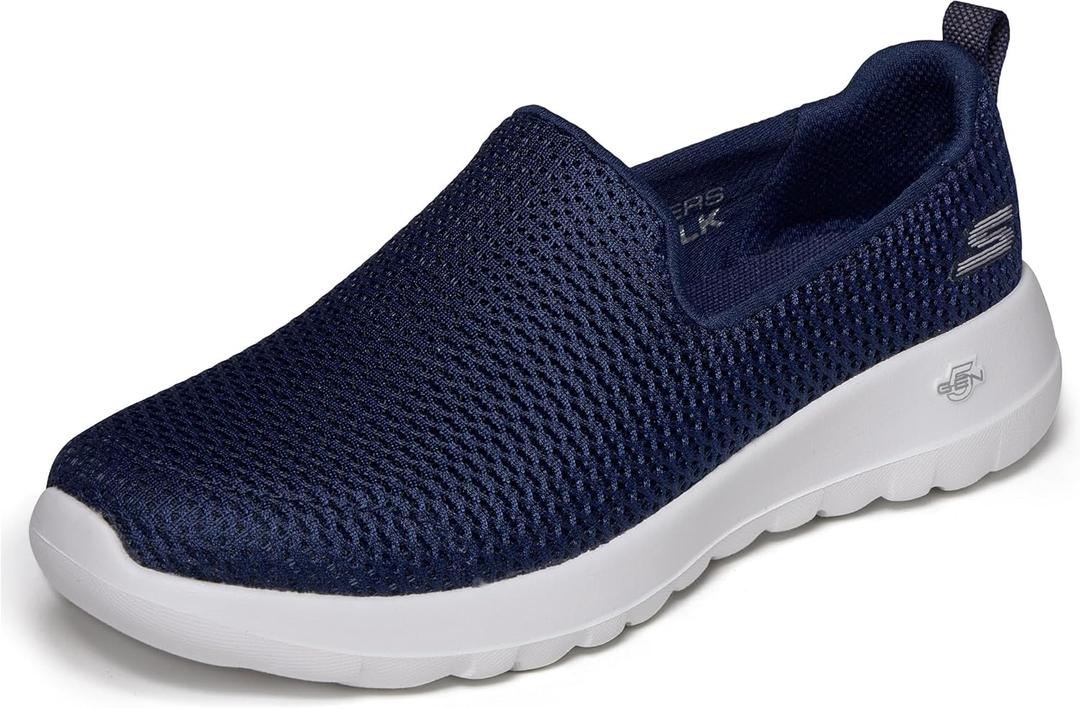 Skechers Women's Go Walk Joy Sneaker, Navy/ White, 8