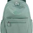 Tanweibago Mini Nylon Women Backpacks,11L Small Ladies backpacks Casual Lightweight Women Shopping Travel Daypack (Light Green)