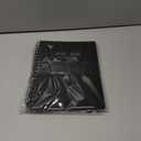 2 x Monthly Planner 2025-2026 (7.4'' x 9.6''), Jul 2025-Dec 2026, 18 Months Calendar Academic Planner, Agenda with Bookmark & Pocket, Perfect for School & Work, 120GSM Paper, Black