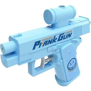 Prank Water Gun Prank Two-Way Water Gun Toy Gun Outdoor Toys Summer Entertainment Travel Gatherings (Blue)