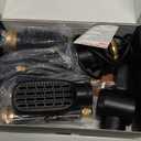 5 in ONE Hair Dryer Brush, Blow Dryer Curling Wand Hair Styling Tools Set, Ionic Hot Air Brush Round Brush Blow Dryer, Left&Right Styler 100-120V (Black)