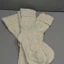 VIBILIA Christmas Stockings 4 Pack, 18 Inches Large Size Knitted Xmas Stocking for Fireplace, Holiday Party Decorations (White)