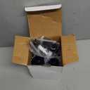Vivaplex, 4, Large, 8 oz, Empty, Cobalt Blue Glass Bottles with Black Lotion Pumps
