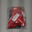 Nxtrnd G1 Youth Football Gloves, Kids Sticky Receiver Gloves (Youth Large, Red)