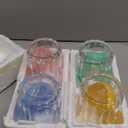 Glass Food Storage Jars Square 24oz, 4 Pack Glass Jars With Bamboo Lids, Kitchen Storage Containers For Spice, Candy, Cookie, Storage For Pantry Organizers