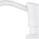 GAGALIFE Soap Dispenser for Kitchen Sink, Kitchen Sink Soap Dispenser with 17 Ounce Large Pet Soap Bottle, in Sink Soap Dispenser Refill from The Top, White