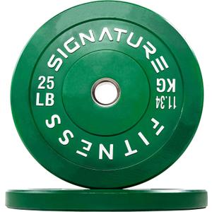 Olympic Bumper Plates, 2" Weight Plates for Strength Training & Weightlifting, Pairs, Sets or Sets with 7FT Barbell, Multiple Options