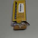 2 Pack Self Closing Door Hinges, 3.5 Inch Spring Loaded Door Hinges for Garage, Front, Back Door, Left/Right Hand, Adjustable Tension, 5/8'' Radius Corners, UL Listed, Brushed Nickel