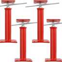 4 Pack House Jacks for Leveling Crawlspace, 11"  16" Height Range, 11023 lbs Max Load Capacity, House Floor Jacks Post Pole for Leveling