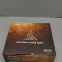 JMEXSUSS 168FT 600 LED Christmas Lights Outdoor Waterproof Clear Wire Indoor String Lights for Outside Warm White Christmas Tree Lights Plug in for Bedroom Wedding Party Valentines Decor