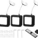 3Pcs Remote Leash Set, 6.5ft Retractable Remote Control Tether with Adjustable Lock Strap for TV Remotes Game Controllers Tablets Showroom