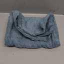 MIULEE Pack of 2 Couch Throw Pillow Covers 18x18 Inch Soft Smoke Blue Chenille Pillow Covers for Sofa Living Room Solid Dyed Pillow Cases