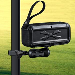 Roykaw Golf Bluetooth Speaker with Mount, Loud Stereo Sound, IPX7 Waterproof, Shockproof & Dustproof, Portable Wireless Speaker Compatible with EZGO/Club Car/Yamaha Golf Cart Accessories
