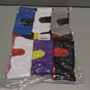 OLCHEE Boys Sock Basketball Soccer Hiking Ski Athletic Outdoor Sports Thick Calf High Crew Sock 6 Pack B, Size S