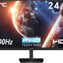 KTC 24.5 Inch FHD 100Hz IPS Computer Monitor, 1080P Eye Care PC Gaming Monitor, Adaptive-Sync, Low Blue Light, HDR, VESA Mount with HDMI VGA for Home Office, H25B7 (BLACK)