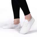 YOSFDC Summer Slippers for Women Barefoot Zero Drop Shoes Women Outdoor Walking Tennis Slip On Workout Sports Running Shoes Casual Breathable Soft House Sneakers for Women,White Size 8.5