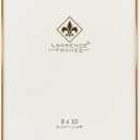 Lawrence Frames 8W x 10-Inch H Simply Gold Metal Picture Frame (670080)