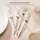 KINGSTONE Dinner Forks Set, 16-Piece Silverware Flatware Cutlery Dessert Forks (8.3-Inch), Forged Food-Grade Stainless Steel, Mirror Finish & Dishwasher Safe, Use for Kitchen, Home, Wedding, Party