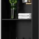 24" X 12" X 4" Stainless Steel Shower Niche Insert Tile Ready, Bathroom Wall Niche, Recessed Shower Shelf for Bathroom Storage, Matte Black