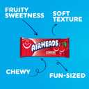 Airheads Mini Candy Bars, Taffy Variety Pack, Individually Wrapped Bulk Candy, Six Assorted Fruit Flavors Artificially Flavored, 5 Pound Bag (EXP 11/01/27)