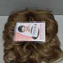 Women Short Curly Wig Realistic Wavy Fashion Hairpiece for Daily Use Cosplay and Parties Yellow Natural Look Comfortable Fit Long-lasting Fiber Material