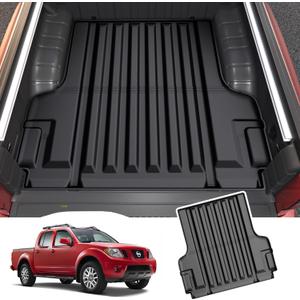 AOMSAZTO Truck Bed Mat Compatible with 2022 2023 2024 2025 Nissan Frontier Crew Cab Short 5FT Bed Mat Frontier Bed Liner TPE All Weather Truck Bed Liner Short Bed Liner 2025 Frontier Accessories (Bed Mat for Nissan Frontier 2022-2025)