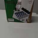 Juegoal 20" Portable Chess & Checkers Set, 2 in 1 Travel Board Games for Kids and Adults, Folding Roll up Chess Game Sets, Extra 26 Checker Pieces, Tournament Thick Mousepad Mat with Storage Bag