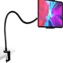 woleyi Gooseneck Tablet Holder Mount, Heavy Duty Desk/Bed Tablet Stand, Flexible Arm Clip for iPad Pro Air Mini, Galaxy Tab/Z Fold, Fire HD, Surface Pro/Go, Switch, iPhone and More 4.7-13" Devices