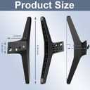 Stand for LG TV Legs Replacement for LG 49 50 55 Inch TV Base/Foot LJ UJ UK UM UN Series, 55UJ6300 55UJ6320 55UJ630T 55UJ635T 55UJ6540 55UK6500 55UM6900 55UM7300 55UN6900 55UN7200 55UN7300 with Screws