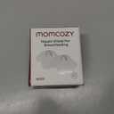 Momcozy Silicone Nipple Shields for Breastfeeding, Flower Shape Petal Design, Ultra Thin & Soft for Flat or Inverted Nipples, Flexible Nursing Shield, BPA/BPS Free (1 Pair, 17mm)