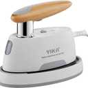 YIKA Steamer Iron for Clothes 2-in-1, Multi-Level Heating & Steaming Control, Handheld Steam Iron with Ceramic Coated Panel, Portable Fabric Wrinkle Remover for Home, Travel, and Office Use